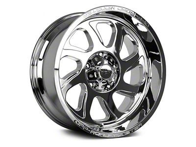 Off Road Monster M22 Chrome 6-Lug Wheel; 22x12; -44mm Offset (07-13 Sierra 1500)