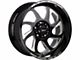 Off-Road Monster M22 Gloss Black Milled 6-Lug Wheel; 20x10; -19mm Offset (07-13 Sierra 1500)