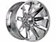 Off-Road Monster M25 Chrome 6-Lug Wheel; 20x10; -19mm Offset (07-13 Sierra 1500)