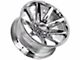 Off-Road Monster M25 Chrome 6-Lug Wheel; 20x10; -19mm Offset (07-13 Sierra 1500)