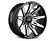 Off Road Monster M25 Gloss Black Machined 6-Lug Wheel; 22x12; -44mm Offset (07-13 Sierra 1500)