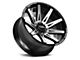 Off Road Monster M25 Gloss Black Machined 6-Lug Wheel; 22x12; -44mm Offset (07-13 Sierra 1500)