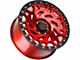 Off-Road Monster M50 Candy Red 6-Lug Wheel; 17x9; 0mm Offset (07-13 Sierra 1500)