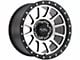 Off-Road Monster M10 Flat Black Machined 6-Lug Wheel; 17x9; 0mm Offset (07-13 Silverado 1500)