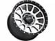 Off-Road Monster M10 Flat Black Machined 6-Lug Wheel; 17x9; 0mm Offset (07-13 Silverado 1500)