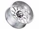 Off-Road Monster M17 Brushed Face Silver 6-Lug Wheel; 17x9; 0mm Offset (07-13 Silverado 1500)