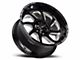 Off-Road Monster M22 Flat Black Milled 6-Lug Wheel; 20x10; -19mm Offset (07-13 Silverado 1500)