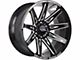 Off-Road Monster M25 Gloss Black Milled 6-Lug Wheel; 20x10; -19mm Offset (07-13 Silverado 1500)