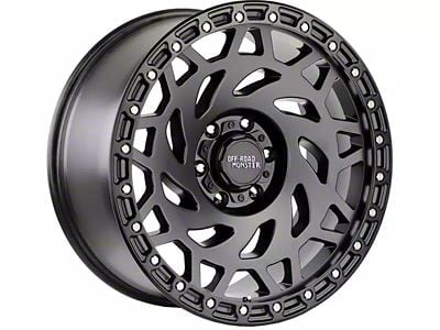 Off-Road Monster M50 Gloss Black 6-Lug Wheel; 17x9; 0mm Offset (07-13 Silverado 1500)