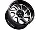 Off-Road Monster M22 Gloss Black Machined 6-Lug Wheel; 20x10; -19mm Offset (07-14 Tahoe)