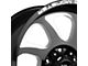 Off Road Monster M22 Gloss Black Milled 6-Lug Wheel; 22x12; -44mm Offset (07-14 Tahoe)