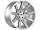 Off-Road Monster M25 Brushed Face Silver 6-Lug Wheel; 20x10; -19mm Offset (07-14 Tahoe)