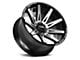 Off Road Monster M25 Gloss Black Machined 6-Lug Wheel; 22x12; -44mm Offset (07-14 Tahoe)