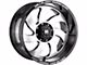 Off-Road Monster M07 Gloss Black Machined 6-Lug Wheel; 20x10; -19mm Offset (07-14 Yukon)