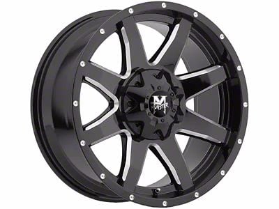 Off-Road Monster M08 Gloss Black Milled 6-Lug Wheel; 20x9; 0mm Offset (09-14 F-150)