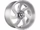 Off-Road Monster M07 Brushed Face Silver 5-Lug Wheel; 20x10; -19mm Offset (09-18 RAM 1500)