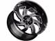 Off-Road Monster M07 Gloss Black Milled 6-Lug Wheel; 20x10; -19mm Offset (14-18 Sierra 1500)