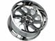 Off-Road Monster M22 Chrome 6-Lug Wheel; 20x10; -19mm Offset (14-18 Silverado 1500)