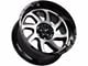 Off-Road Monster M22 Gloss Black Machined 6-Lug Wheel; 20x10; -19mm Offset (14-18 Silverado 1500)