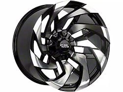 Off-Road Monster M24 Gloss Black Machined 6-Lug Wheel; 20x10; -19mm Offset (15-20 F-150)