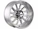 Off-Road Monster M17 Brushed Face Silver 6-Lug Wheel; 17x9; 0mm Offset (15-20 Tahoe)