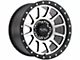 Off-Road Monster M10 Flat Black Machined 6-Lug Wheel; 17x9; 0mm Offset (2024 Ranger)