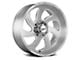 Off-Road Monster M07 Brushed Face Silver 5-Lug Wheel; 22x12; -44mm Offset (94-01 RAM 1500)