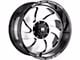 Off-Road Monster M07 Gloss Black Machined 6-Lug Wheel; 20x10; -19mm Offset (19-24 RAM 1500)