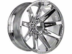 Off-Road Monster M25 Chrome 6-Lug Wheel; 20x10; -19mm Offset (19-25 Sierra 1500)