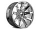 Off Road Monster M25 Chrome 6-Lug Wheel; 22x12; -44mm Offset (19-24 Sierra 1500)