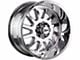 Off-Road Monster M17 Chrome 8-Lug Wheel; 20x10; -19mm Offset (07-10 Sierra 3500 HD SRW)