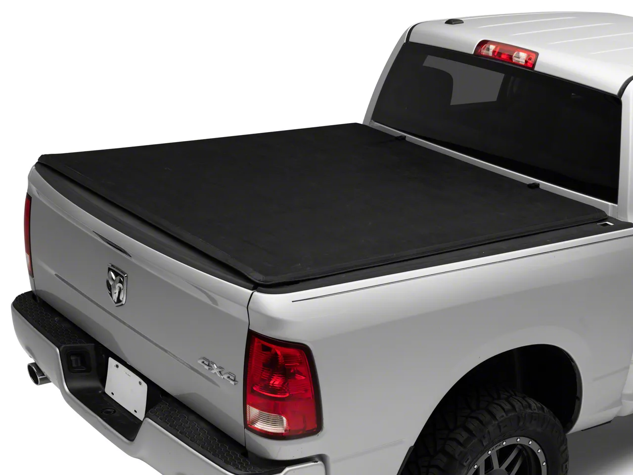 Ram Licensed By Trushield Ram 1500 Locking Roll Up Tonneau Cover