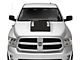 RAM Licensed by RedRock Hood Decal with RAM Logo; Matte Black (09-18 RAM 1500, Excluding Rebel)