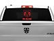 RAM Licensed by RedRock Large RAM Head with Logo; Red (02-18 RAM 1500)