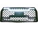 OLM Essential Series Upper Replacement Grille with White DRL; Black (15-17 F-150, Excluding Raptor)