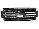 OLM Essential Series Upper Replacement Grille with White DRL; Black (17-19 F-350 Super Duty)