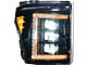 OLM Infinite Series LED Headlights with White DRL; Black Housing; Clear Lens (11-16 F-350 Super Duty)