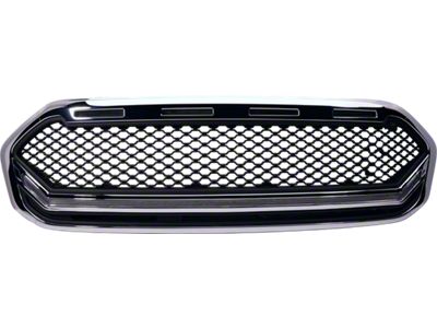 OLM Infinite Series Upper Replacement Grille with White DRL; Black (19-23 Ranger)