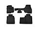 OMAC All Weather Molded 3D Front and Rear Floor Liners; Black (17-22 F-350 Super Duty SuperCrew)