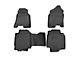 OMAC All Weather Molded 3D Front and Rear Floor Liners; Black (19-24 RAM 1500 Quad Cab)