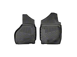 OMAC All Weather Molded 3D Front Floor Liners; Black (12-18 RAM 1500 Regular Cab)