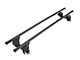 OMAC Omega Smooth Roof Rack Cross Bars; Black (19-25 RAM 1500)