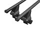 OMAC Omega Smooth Roof Rack Cross Bars; Black (19-25 RAM 1500)