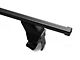 OMAC Omega Smooth Roof Rack Cross Bars; Black (19-25 RAM 1500)