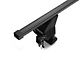 OMAC Omega Smooth Roof Rack Cross Bars; Black (19-25 RAM 1500)