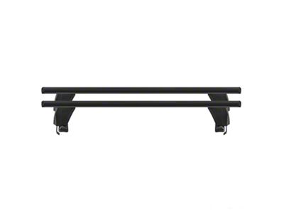 OMAC Top Roof Rack Cross Bars; Black (10-18 RAM 3500 Crew Cab, Mega Cab)