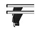 OMAC Top Roof Rack Cross Bars; Silver (10-18 RAM 3500 Crew Cab, Mega Cab)