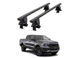 OMAC Top Roof Rack Cross Bars; Black (19-24 Ranger)