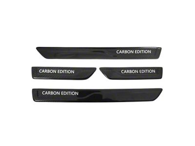 OMAC Door Sill Scuff Plates; Carbon Edition (19-23 Ranger)