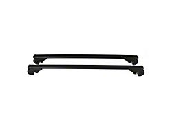 OMAC Lockable Roof Rack Cross Bars; Black (2024 Ranger)